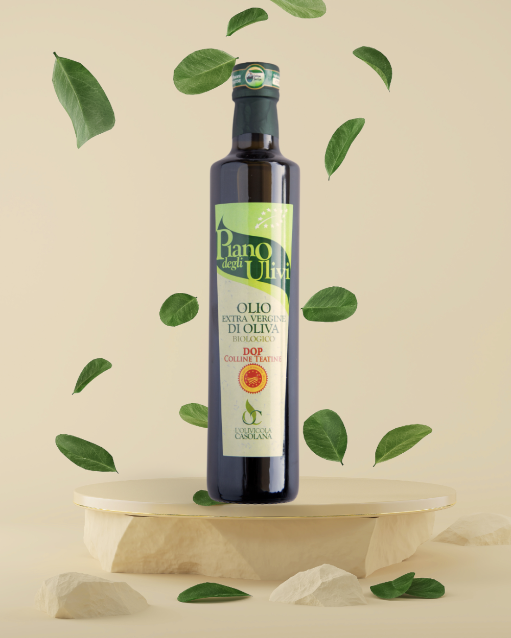 Olio extra vergine di oliva DOP biologico